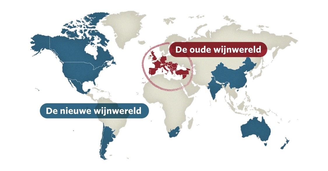 oude en nieuwe wijnwereld