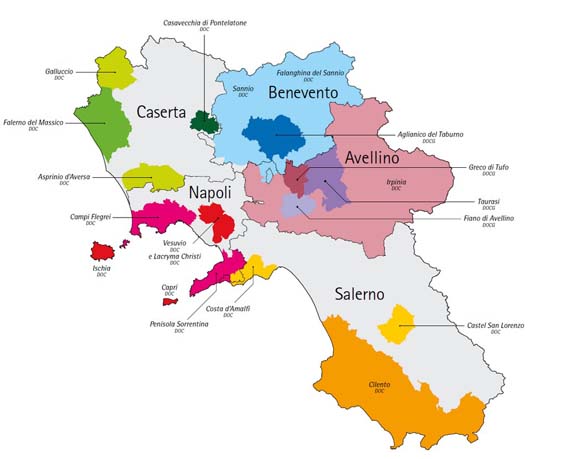 wijnregio campanië